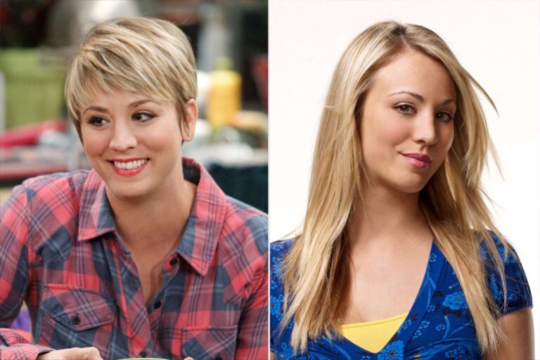 why did kaley cuoco cut her hair